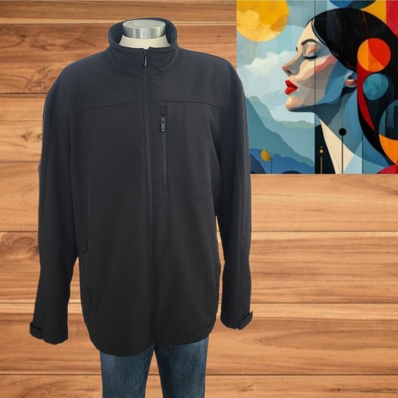 Weatherproof Thermal Polyester Insulated Jacket Black Men's Size‎ 3XL - Picture 1 of 9